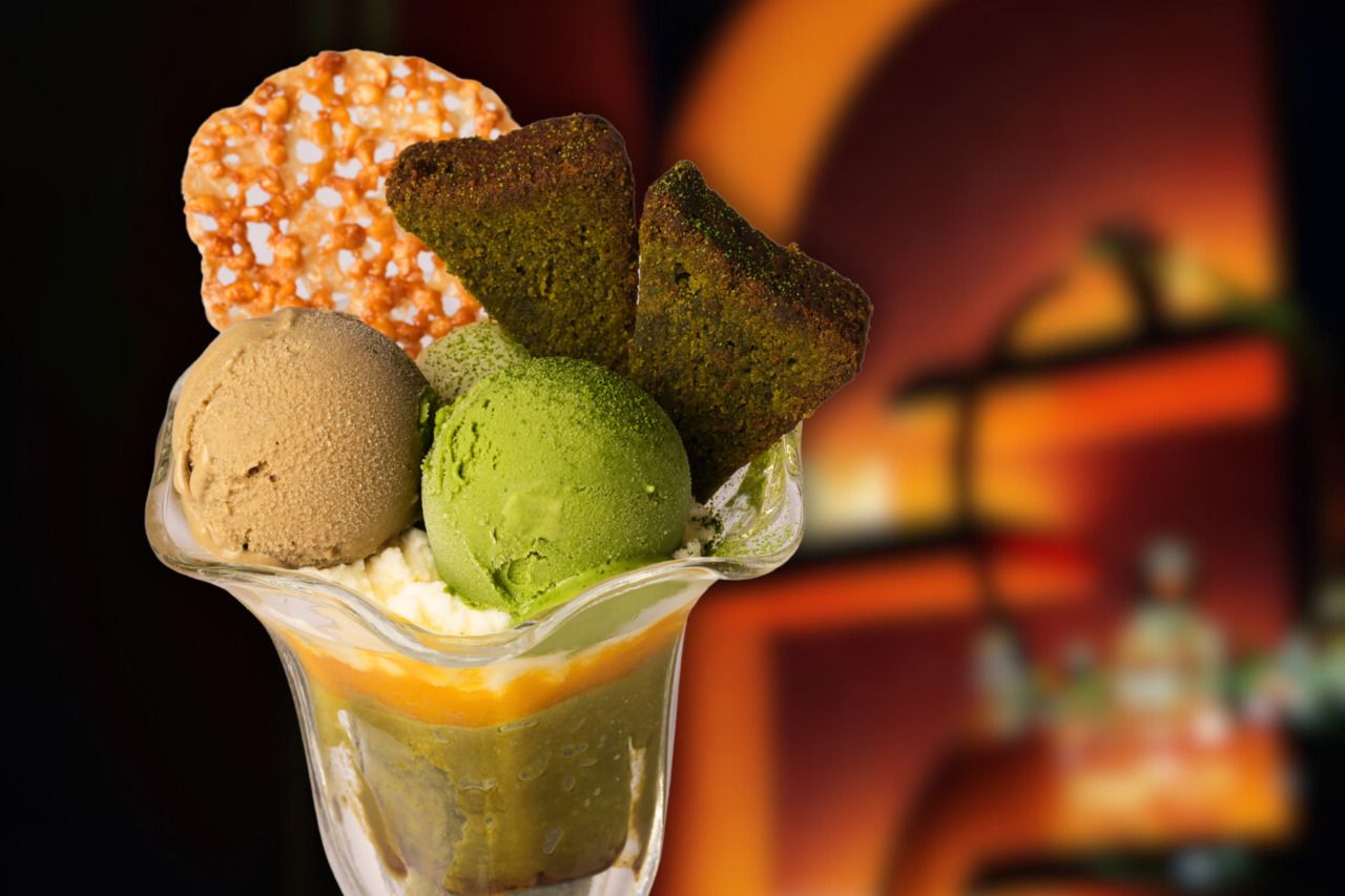 Tek kökenli Uji matcha ve Uji matcha parfe