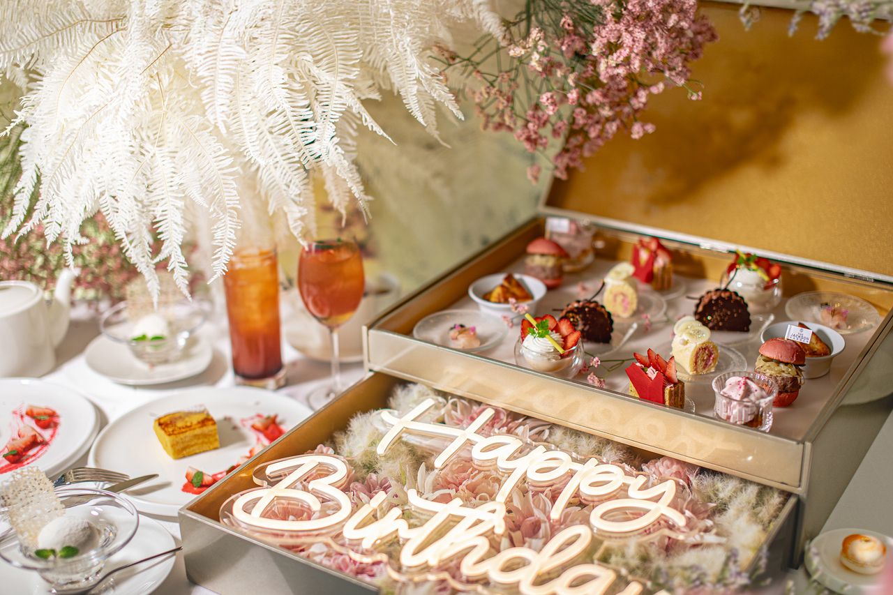 Sweet Winter Afternoon tea　平日限定！誕生日におすすめ　3時間ロングステイプラン＋メッセージプレート付き