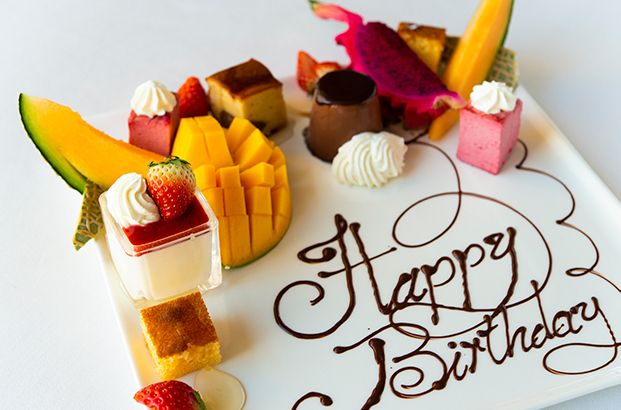 お祝いプレート　ランチタイム