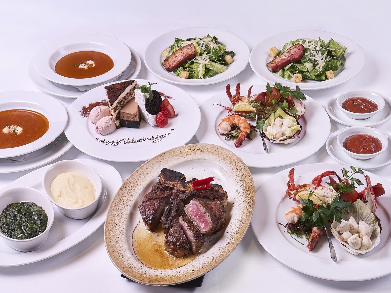 1/26~2/14期間限定【乾杯シャンパン付き】VALENTINE COURSE