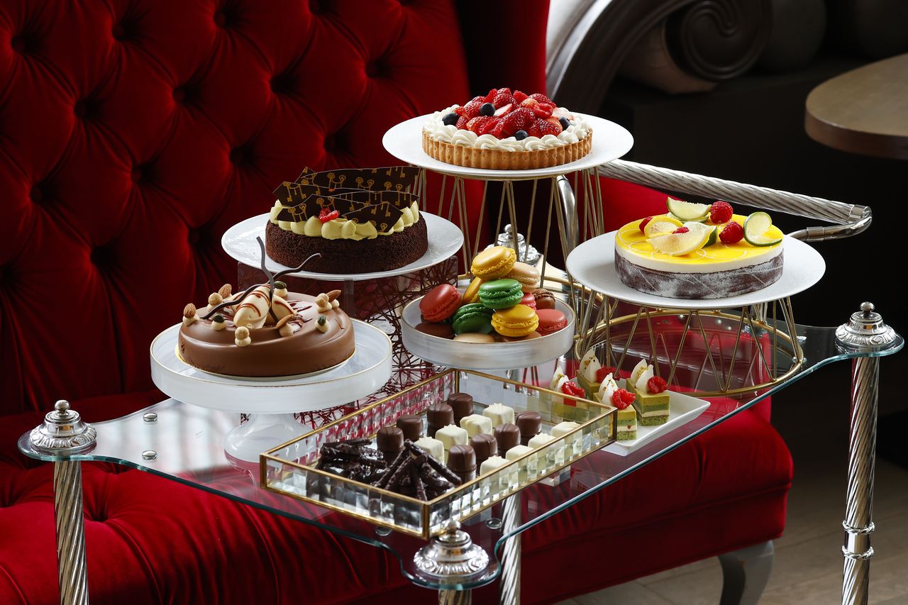 【幸せ！デザートワゴンプラン】選べる2ディッシュ＋乾杯スパークリング付き＋TWGカフェフリー（平日限定）