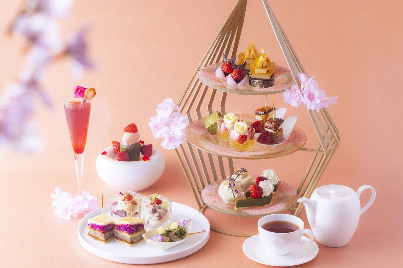 [Online reservation only 5% discount] Strawberry and Japanese tea afternoon tea