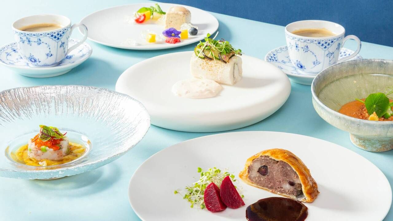 カジュアルに楽しむ「LUCE」コース+生ビールなど選べる1ドリンク ￥5,200▶￥4,950