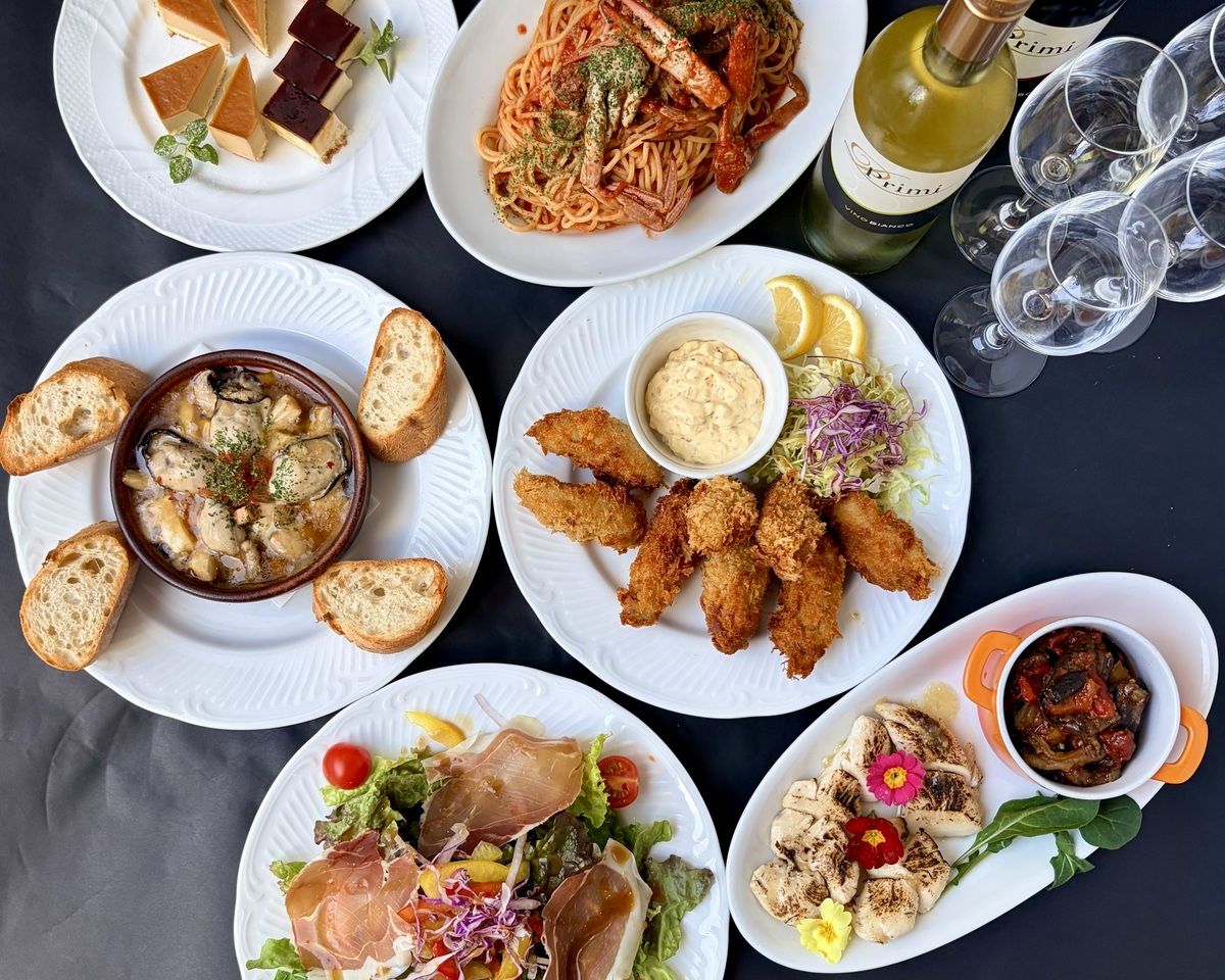 昼飲み対応♪お昼のラーメコース(春)5,000円全6品　(2時間飲み放題付)