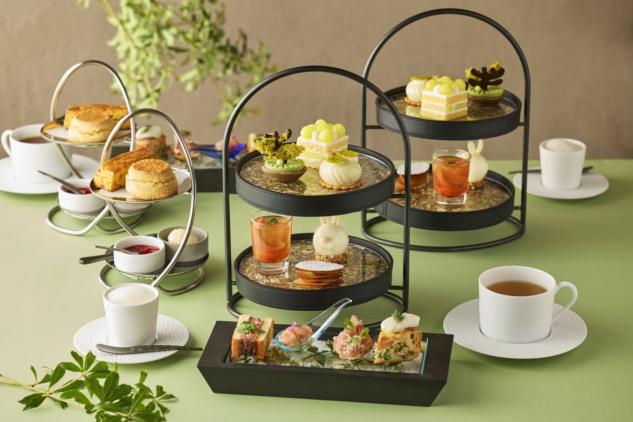 [Weekends and Holidays Only] Spring Afternoon Tea ~Fresh Greenery~ with Free-Flowing Champagne