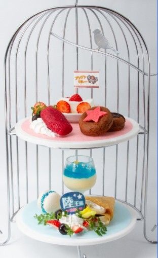 推し会に生きる者のスイーツスタンド