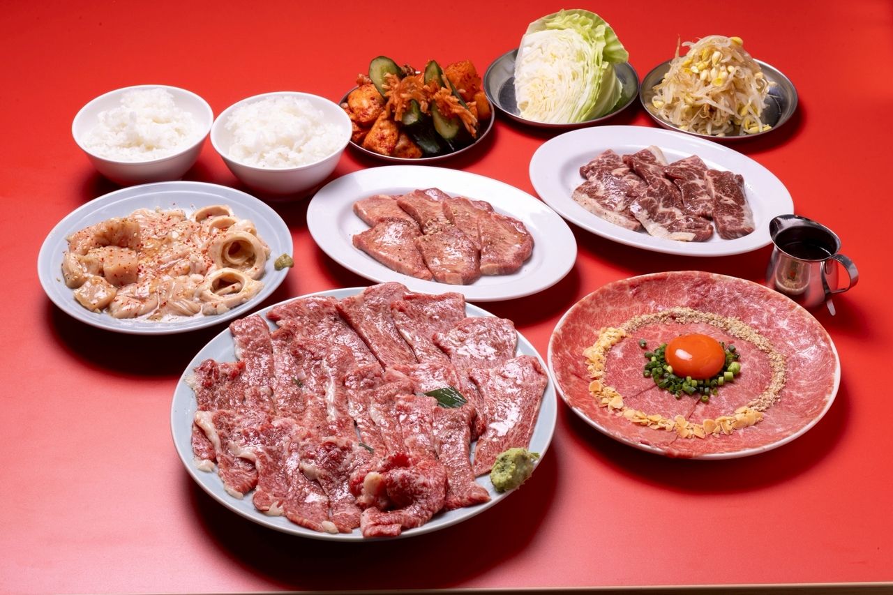 〈예약 한정〉【고베규 포함 특별 코스】무료 뷔페 포함