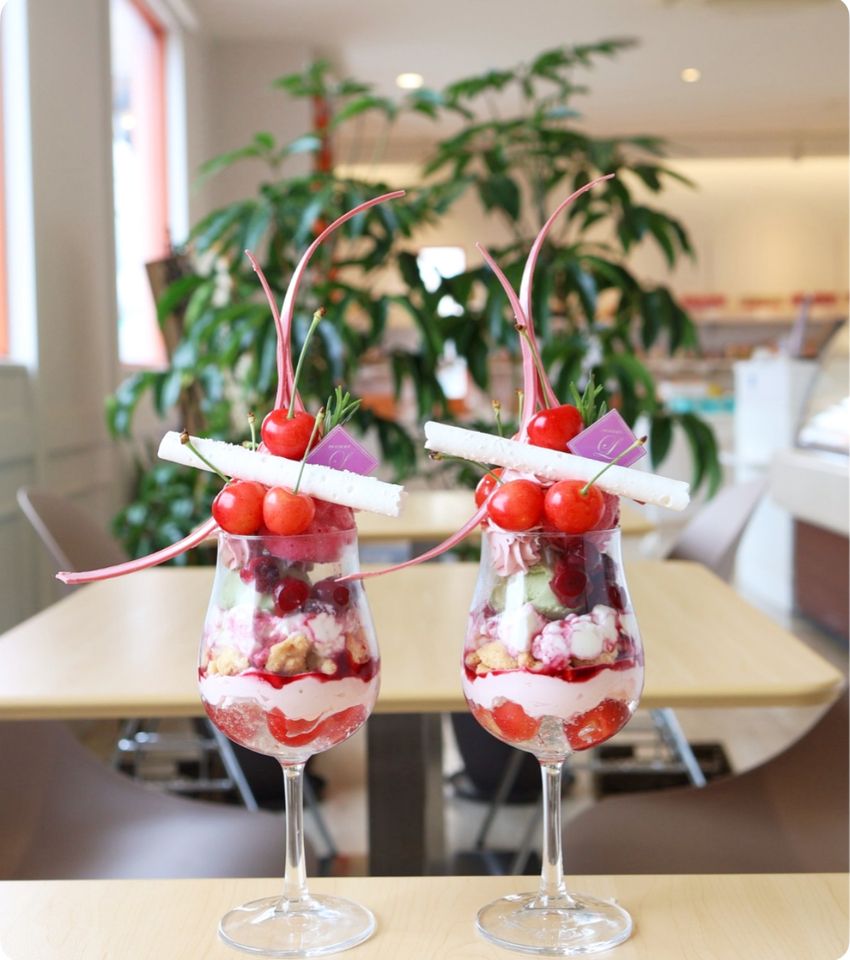 Cherry parfait