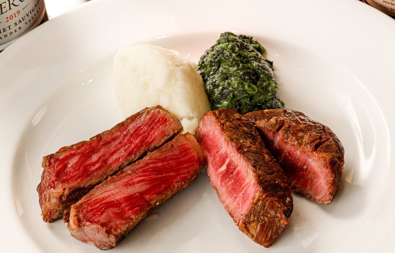 【DINNER】USDA Prime Fillet & Wagyu Beef Steak Course