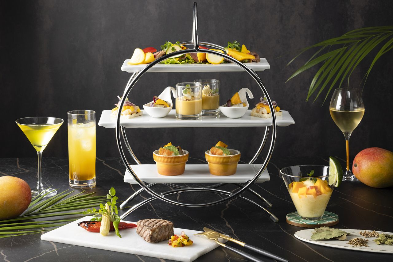  Summer  High Tea "MANGO LILT" ☆with free-flow drinks  (90 minutes) ☆