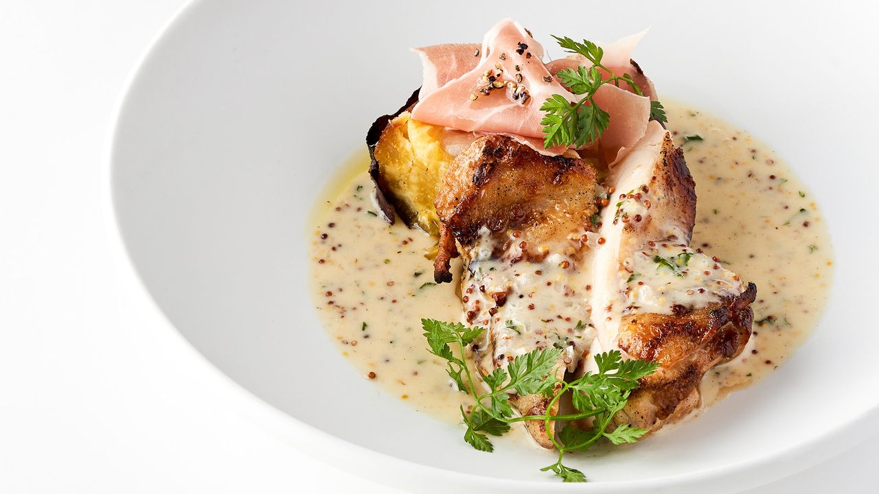A carefully crafted course featuring seasonal ingredients that evoke the feeling of the season.