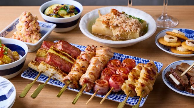 ☆☆お得4,500円（税込）スパークリング含む2時間飲み放題☆☆「名物湯葉しゅうまい」「炭焼き2種盛り」含む満足の全9品！！