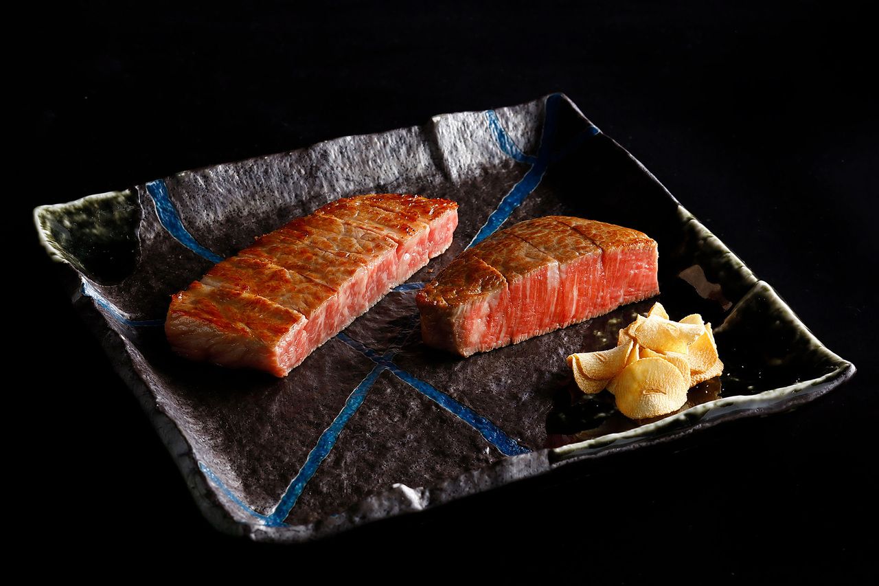 Tottori Wagyu Filet and Sirloin Lunch Course