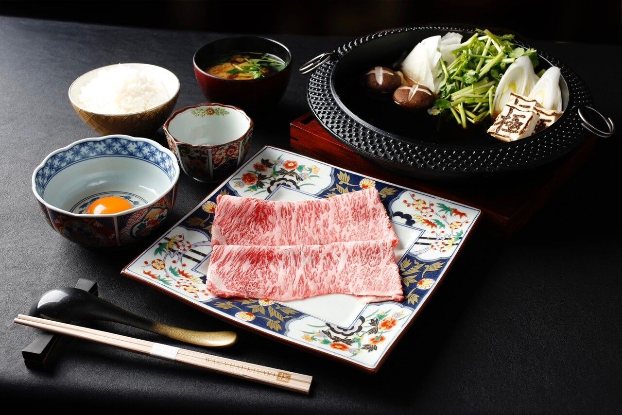 Domestic A5 Wagyu beef 100g set