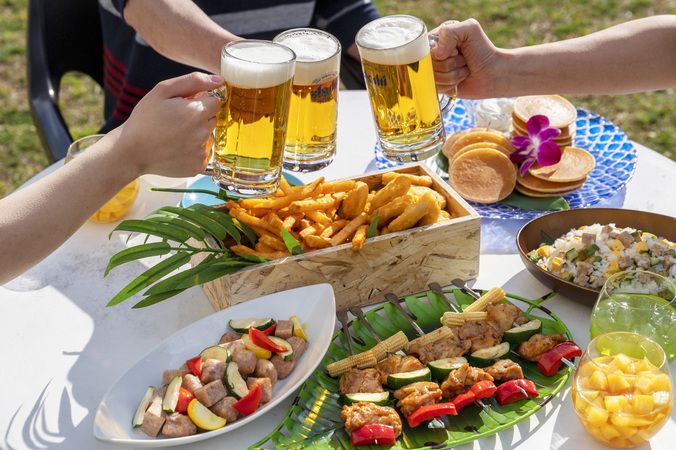 beer garden