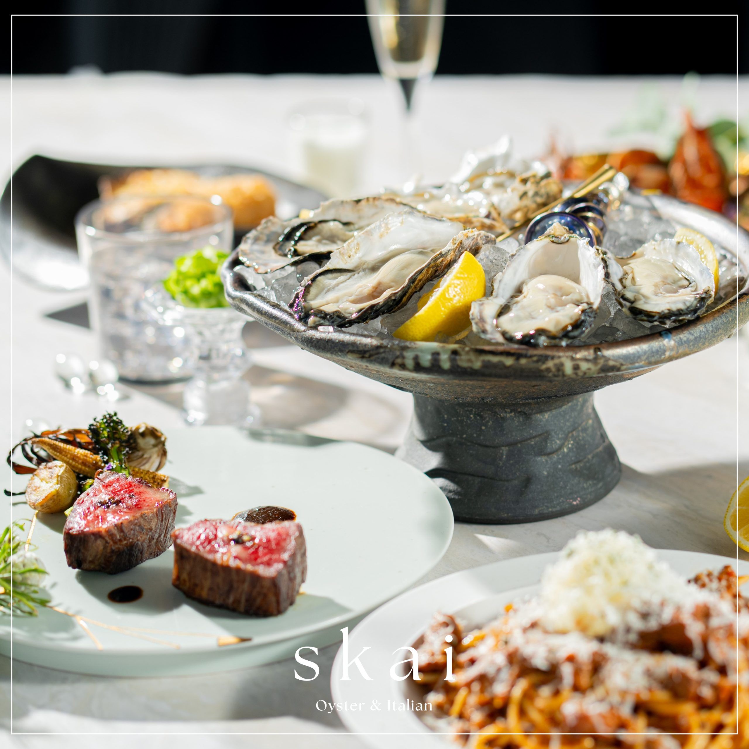 oyster＆italian skai