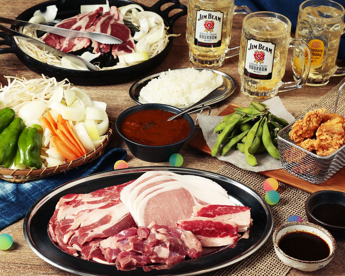ジンギスカン食べ放題＆飲み放題男性　6,300円