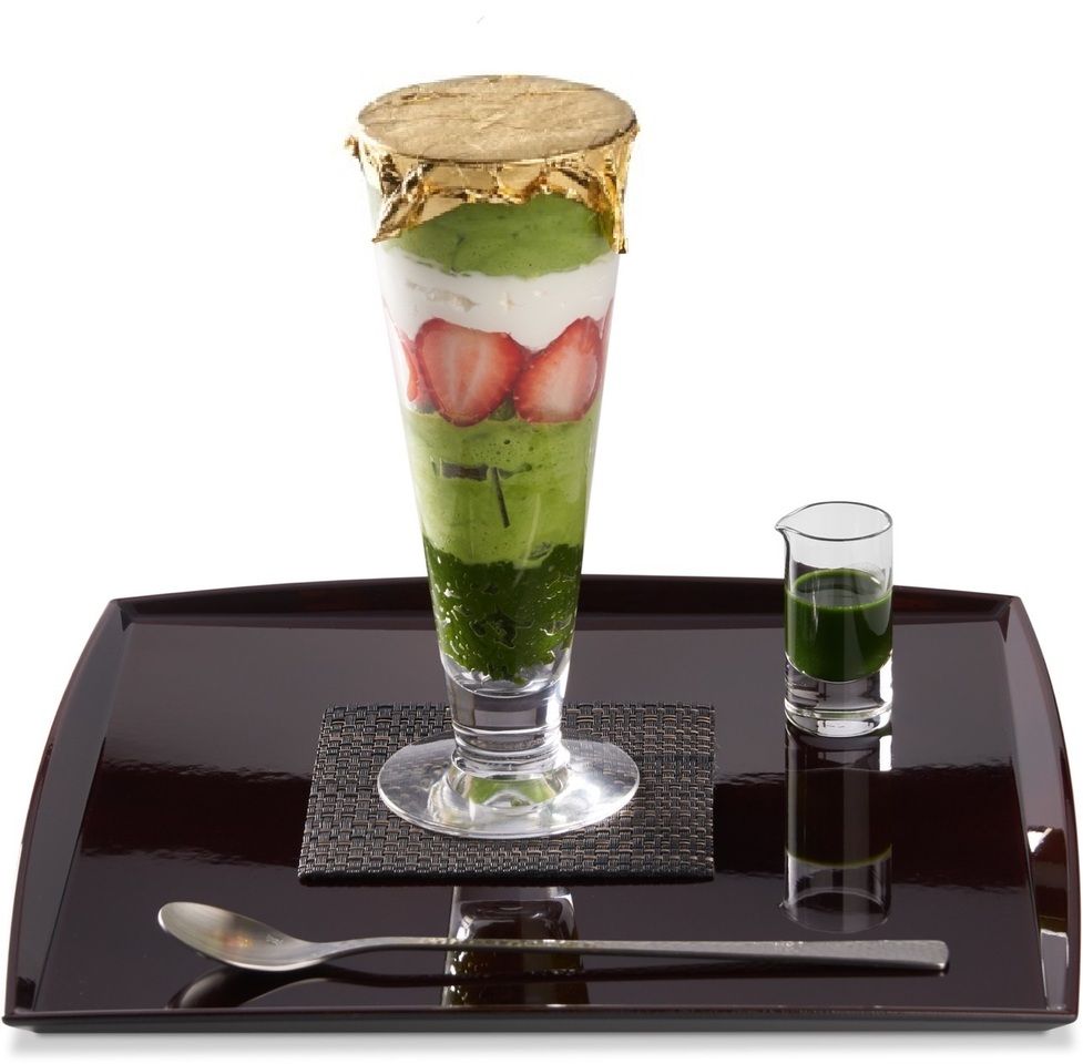 Nodaya Tea Golden Matcha Parfait with Building Tour & Premium Matcha