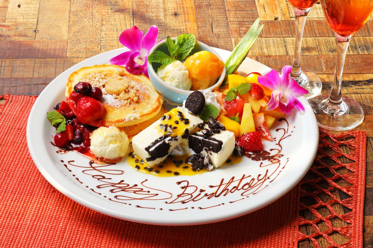 【誕生日や記念日に♪】Anniversary Plate☆(3～4名様用)