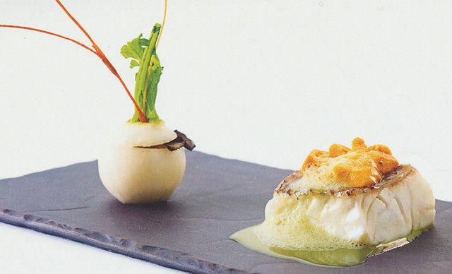 【ランチ】お魚&お肉のメイン2品でちょっと贅沢に！『京懐石フレンチコース』全6品・6, 820円（税込）