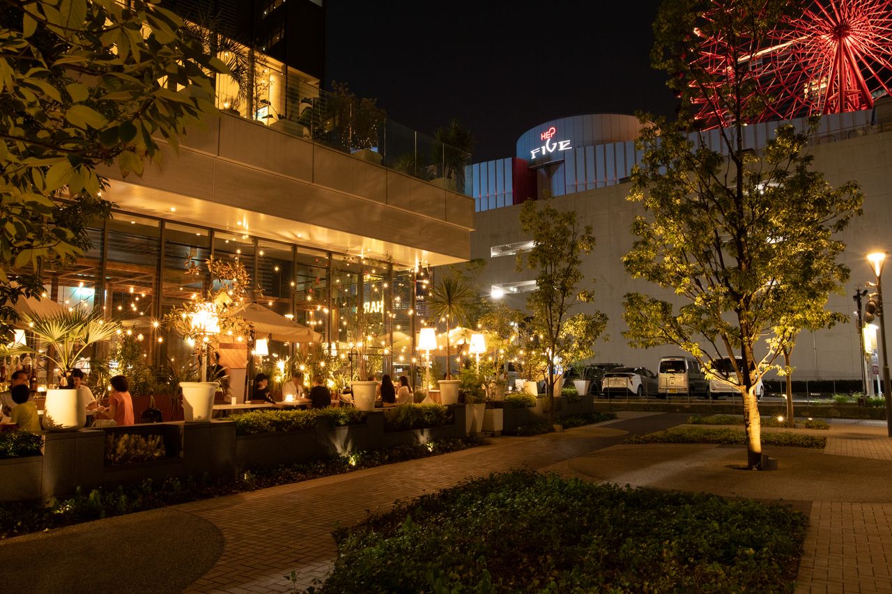 （ディナー）完全屋外　屋外テラス席：お席のご予約