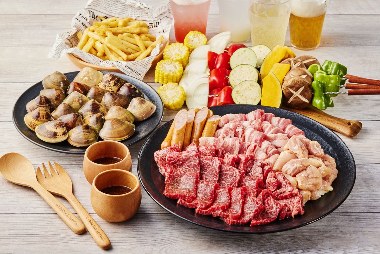 柿安肉・ハマグリBBQプラン