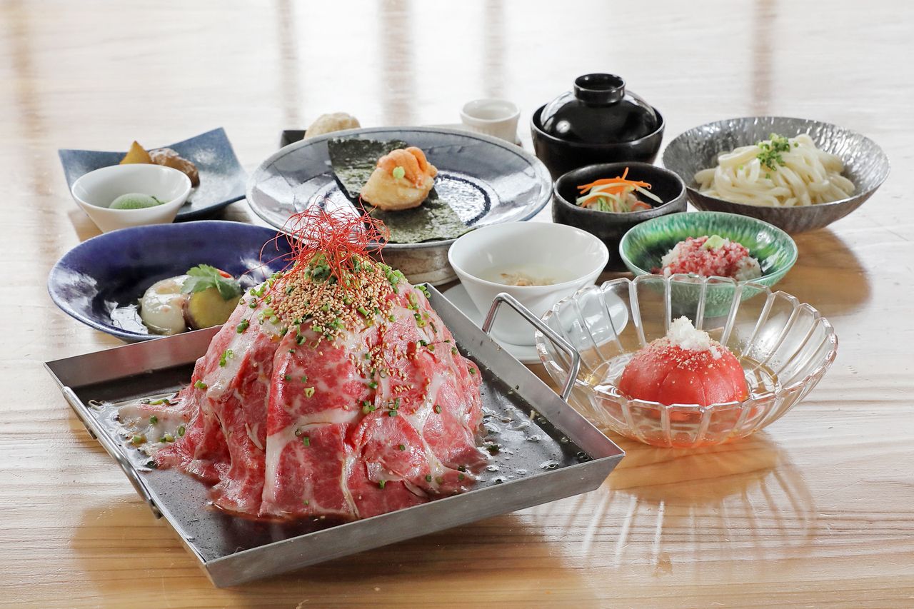 Amaya Chef Omakase course with Sukiyaki or shabushabu