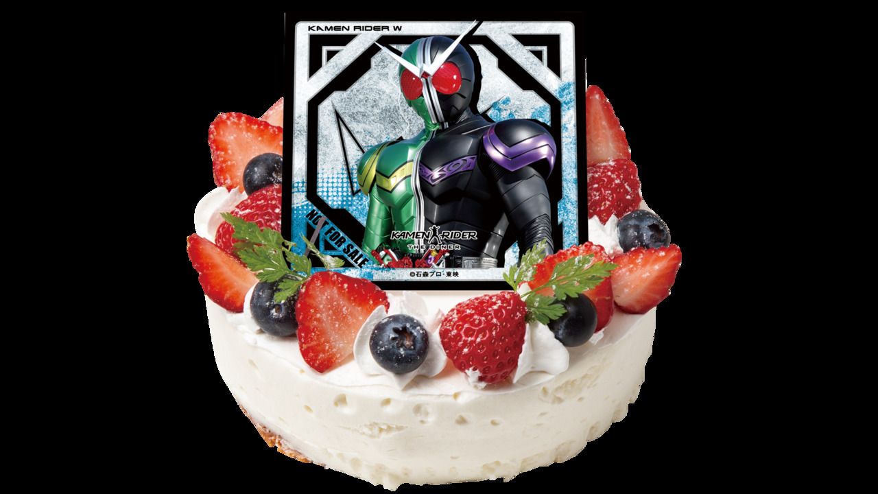 [Reservation only] Hero print cake [Kamen Rider Double ~ Kamen Rider Gaim]