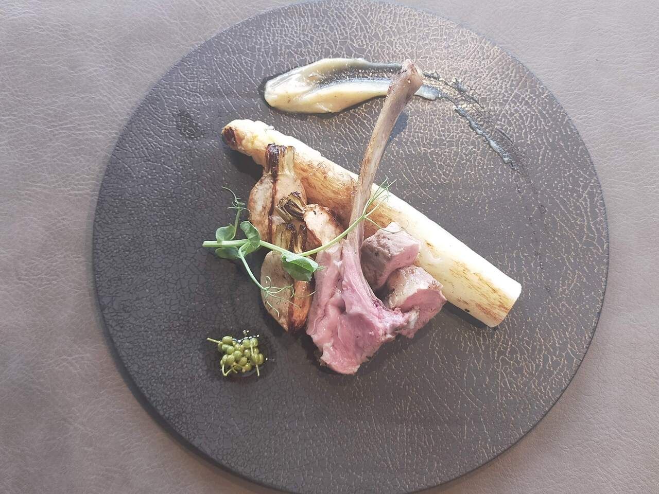 Seasonal course menu