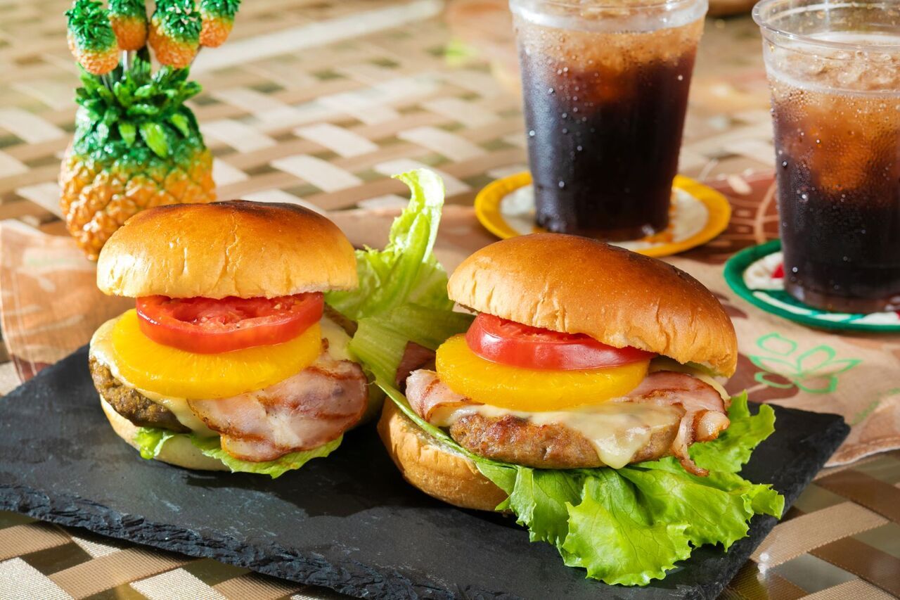 【オプション】ハワイアンBBQバーガー