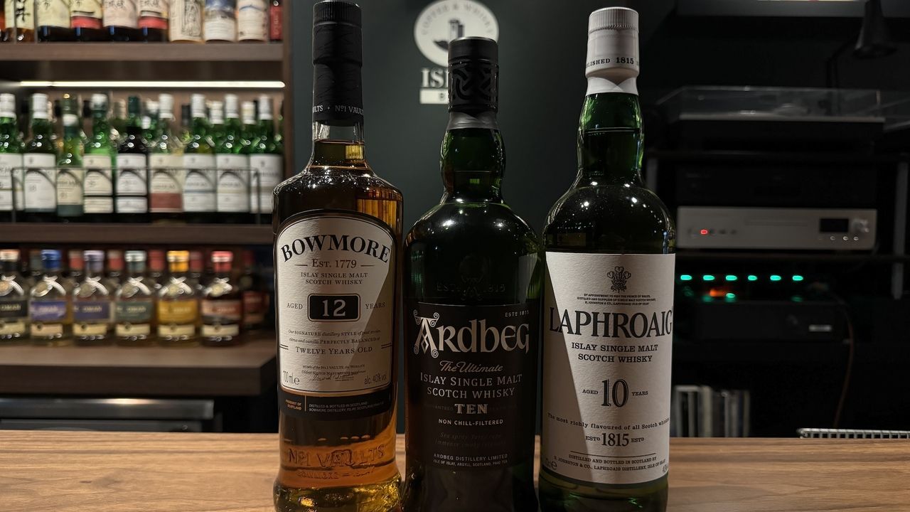 [CAFE]Islay Scotch Whisky 3-piece Tasting Set (1-3 people)