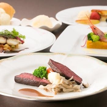 ランチコース　セゾン　選べる前菜・魚料理・肉料理　全5品+選べる乾杯１ドリンク付