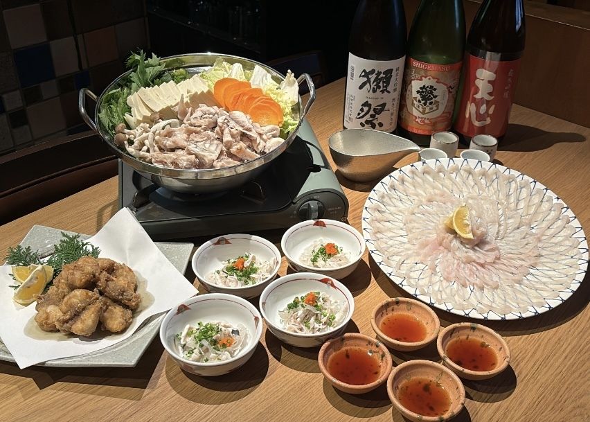 【期間限定コース！】贅沢天然とらふぐコース