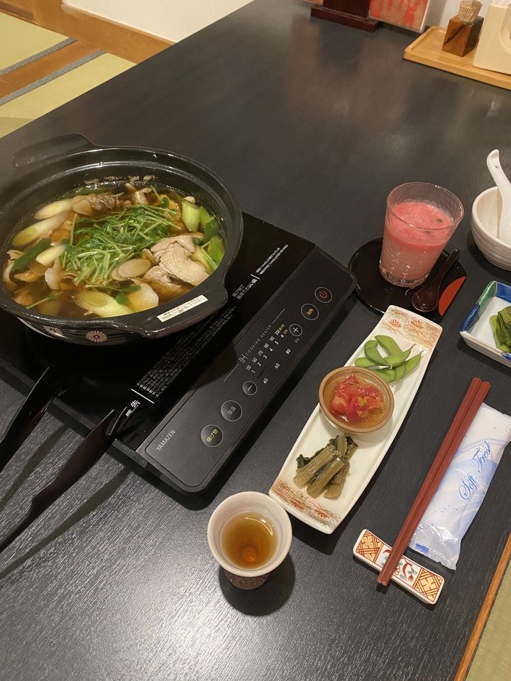 국산 닭 냄비 코스