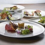 【個室選択可】グラスフェッドビーフ、産直鮮魚＋乾杯シャンパーニュ（カフェフリー15時まで可）