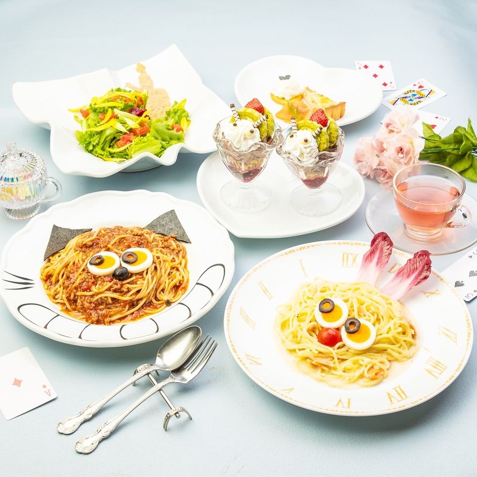 Queen of Hearts pasta set with your choice! Relaxing lunch with coffee or tea after meal 2500 yen