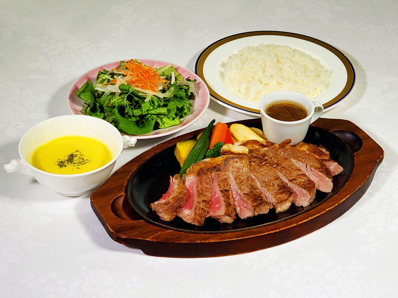 ステーキセット150ｇ昼