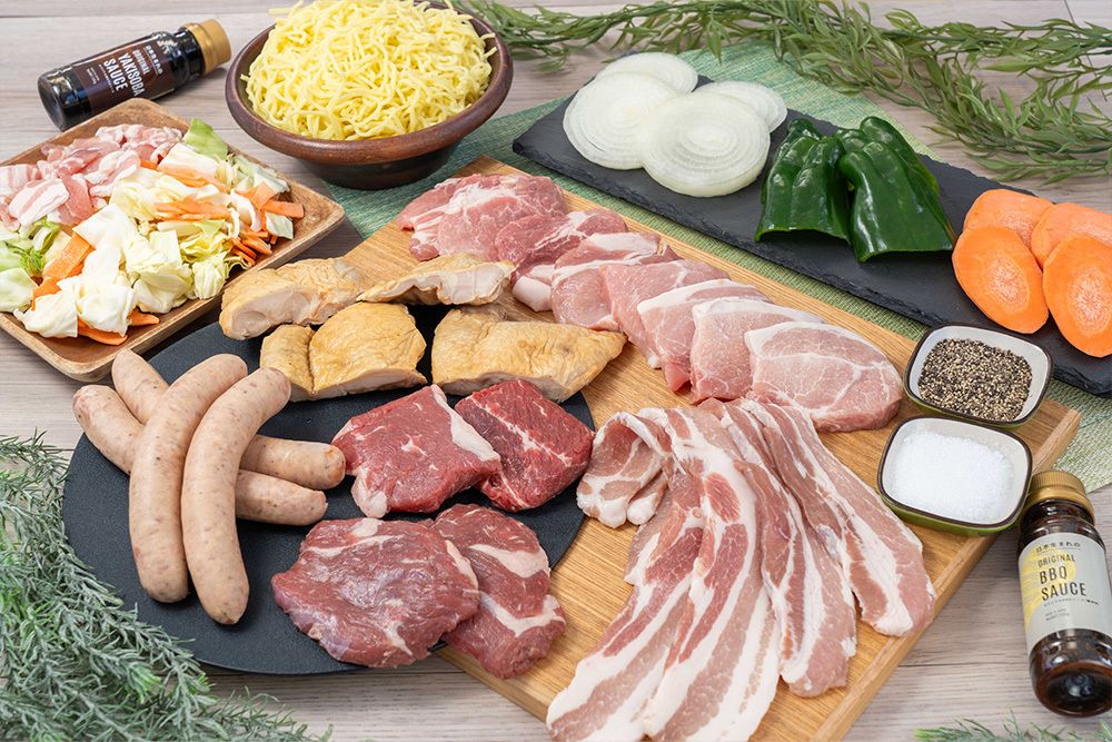 【STEPOUTBBQセット（器材レンタル付き）】