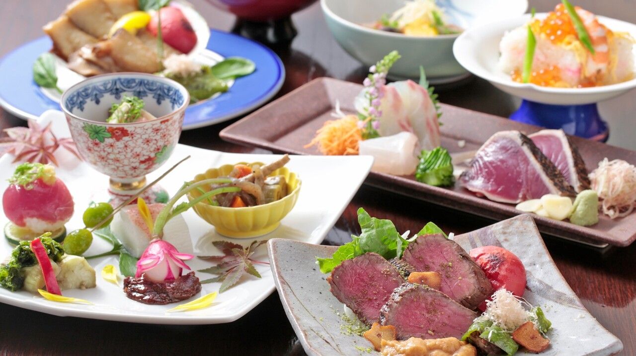 [Neboke Kaiseki/祢保希会席] Neboki's luxurious kaiseki course.