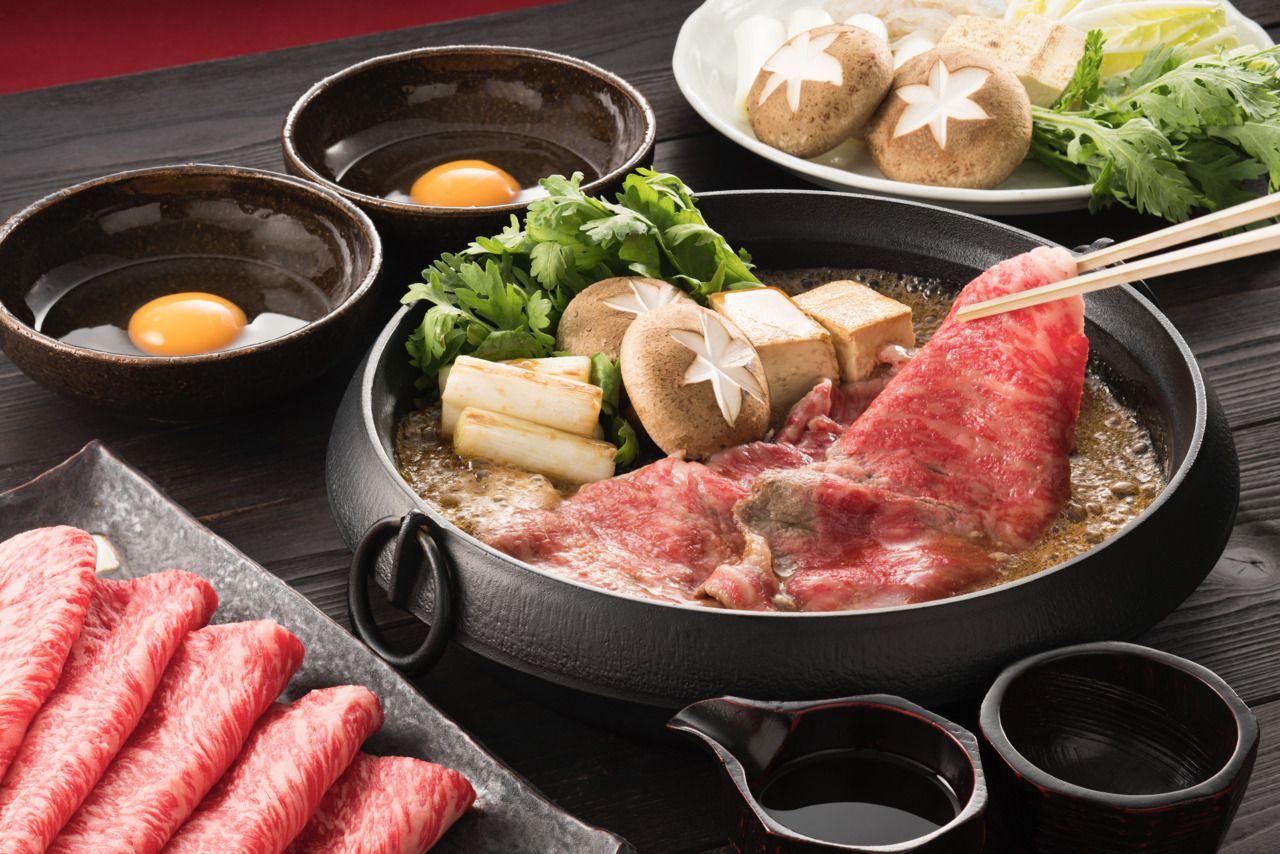 Set Premium A5 Wagyu Sukiyaki 150g