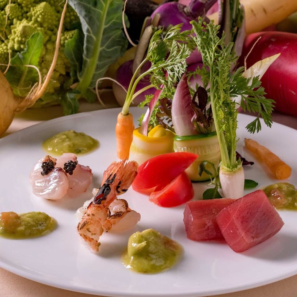  ランチコース B ￥8,500　4/1～