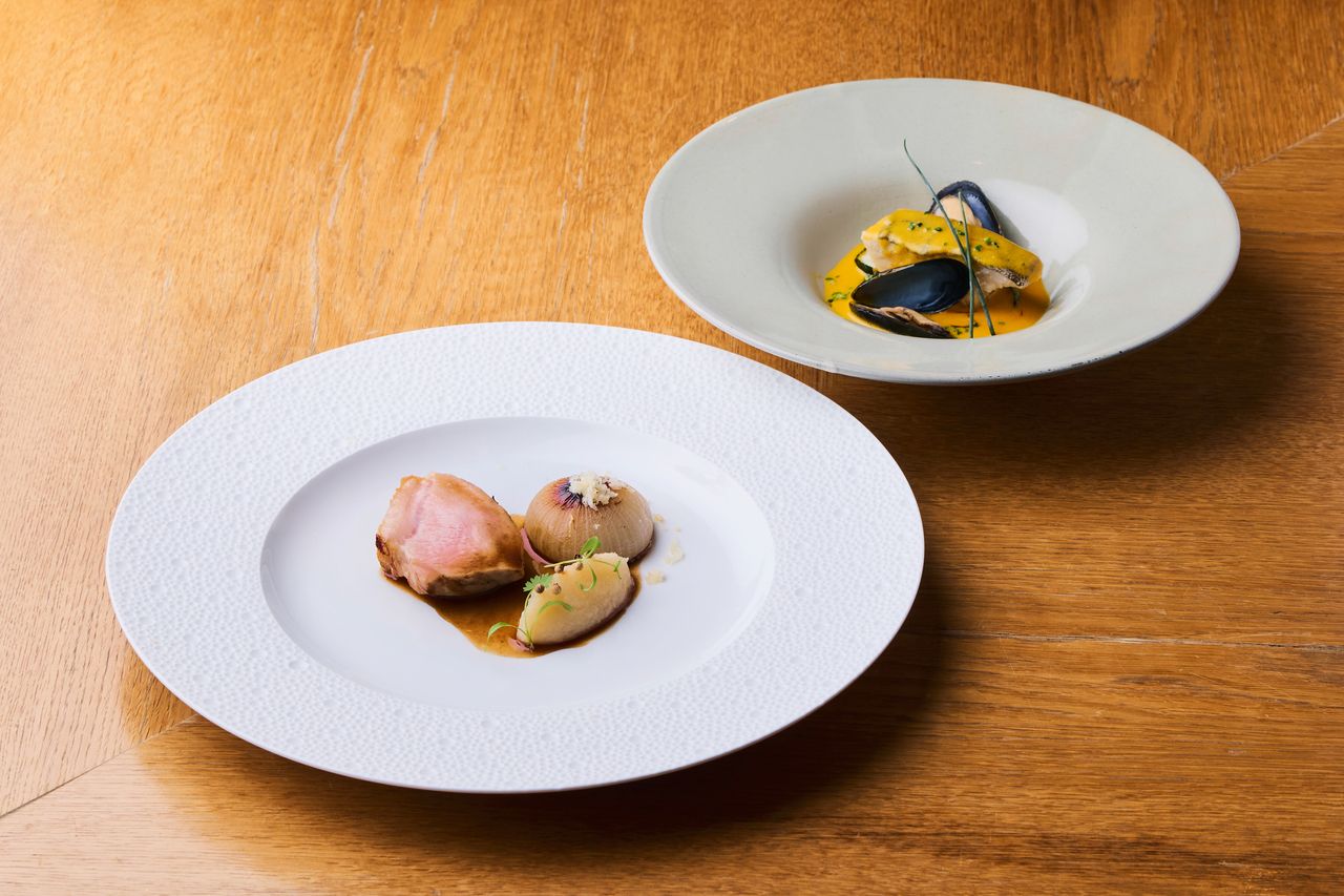 [Foglia] Seasonal pasta and fish and meat double main course, 7 dishes in total