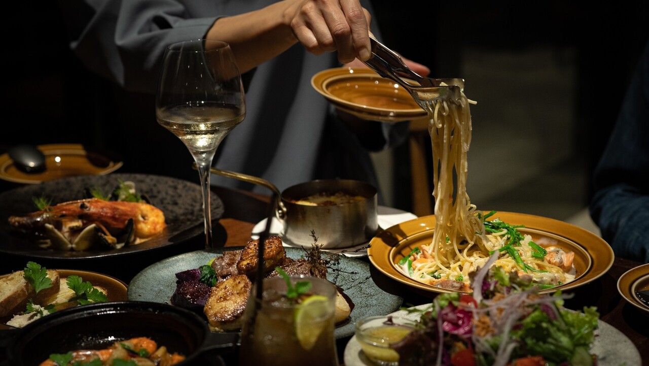 パーティープラン：シェフお任せのお料理・４名様以上〜(4/16から)