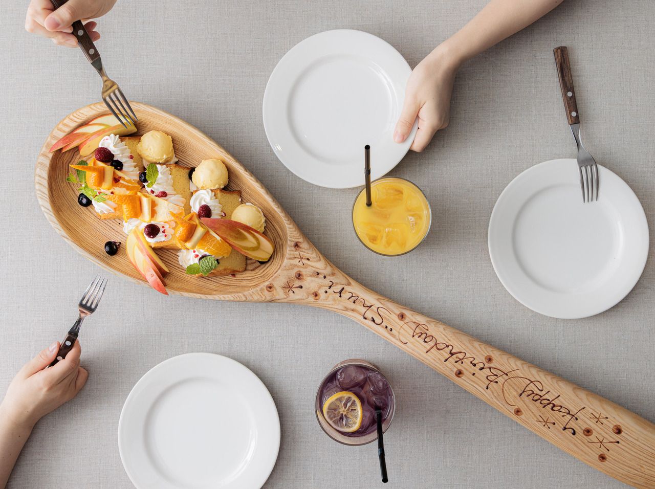 Allergy-friendly anniversary plate (minimum order for 2 persons)