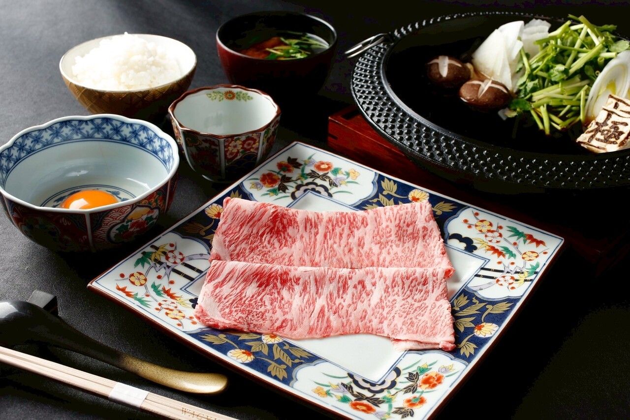 Domestic A5 Wagyu beef 100g set