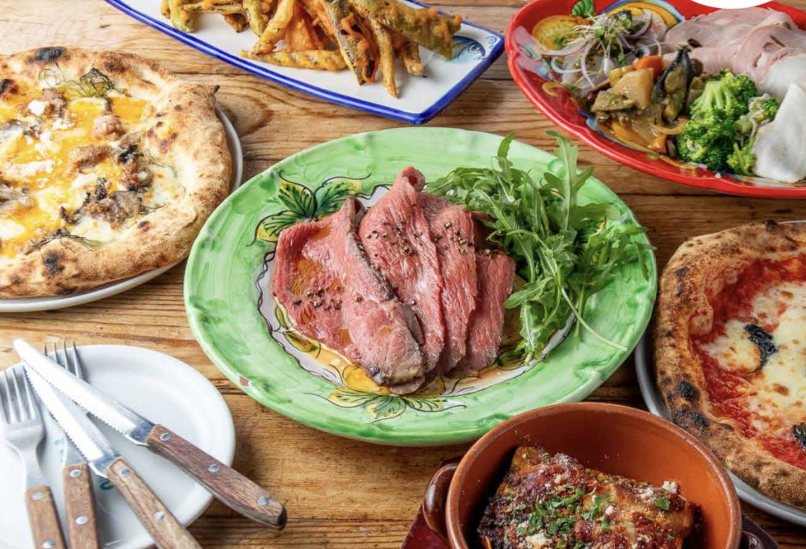 《オッティモプラン》贅沢に満喫できるプラン！ピッツァ２種・パスタ・お肉料理など豪華全10品！