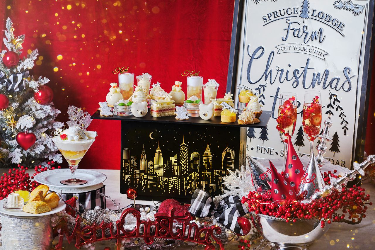 平日 『ホワイトベアのクリスマスアフタヌーンティー  + ティーセレクション』※マリアージュフレール飲み放題付