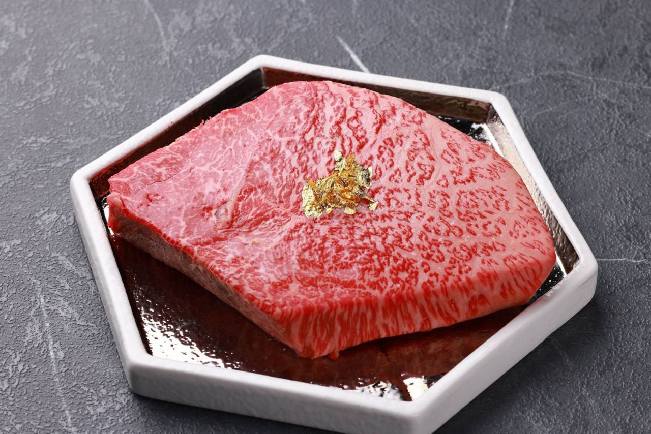 Halal Wagyu fillet and Kobe beef course