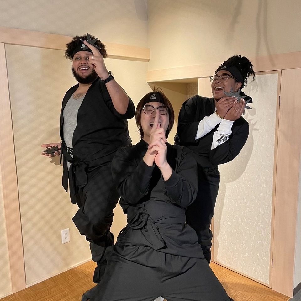 【Adult Rate(over 18 yrs old)】Ninja Training+Ninja Costume Rental+One Drink