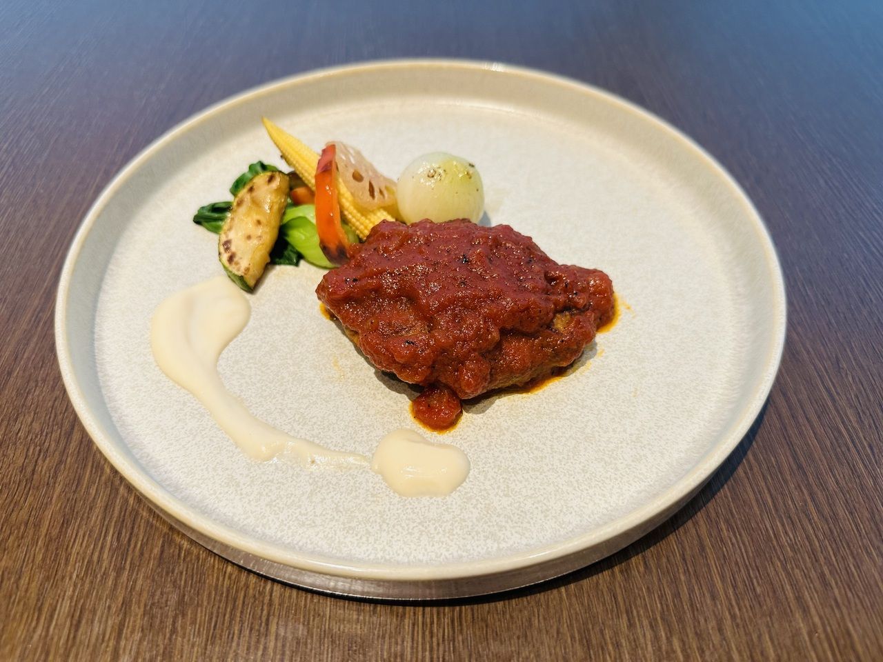 【12月限定】ハンバーグステーキ　トマトソース